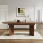 Pikendatav s&ouml;&ouml;gilaud 160/200 * 90 cm, sobib 6&ndash;8 inimesele, &uuml;marad nurgad, paksenenud lauaplaat, lihtne stiil, p&auml;hklipuu(vana SKU:N634D0003A) 200 x 90 x 75 cm