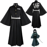 Aime Tokitou Muichirou Cosplay Kost&uuml;&uuml;m Demon Doder Cosplay Kimetsu Yaiba Kisatsutai &Uuml;htne Pruik Halloweeni Kost&uuml;&uuml;m Naisele 140 must