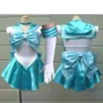 Halloween Anime Kost&uuml;&uuml;m T&auml;iskasvanutele Sailor Moon COS Cosplay Kost&uuml;&uuml;mi Kleidi Komplekt M&auml;ngu &Uuml;likond XL blue