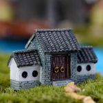 Dollhouse Miniatures DIY House Villa Woodland Fairy Planter Garden Home Decor 3