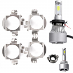 2x auto pirni aluse hoidik H7 Led esitule adapteri hoidik Benz / Chery / Pentium jaoks