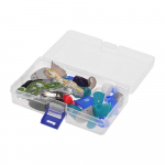 Kitarritarvikute komplekt sisaldab 20 tk silikoonkitarri s&otilde;rmekaitset + 10 tk kitarrikorki + 4 tk