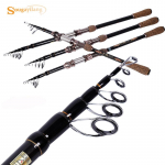 &Otilde;ngeritv ketramisriv Teleskoopne spinning &otilde;ngeritv Kaasaskantav &otilde;ngeritv s&uuml;sinikust kalastustarbed 1.8m