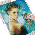 Teemantmosaiik Kaunitar Hunt Rhinestones Kristall Teemantmaal Ristpistes Teemanttikandid 20X30