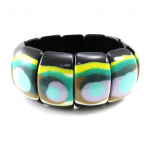 Les Tr&eacute;sors De Lily [E8352] - Bracelet Cr&eacute;ateur 'Miro' Vert Bleu roheline