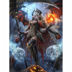 DIY teemantmaaling t&auml;isringi puur  Cartoon Warrior  Tikand Ristpistes Kingitus Kodukaunistuse Kingitus 20X30CM