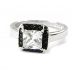 Bague Argent 'Romy' Noir 52 must