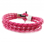 Les Tr&eacute;sors De Lily [J1322] - Bracelet mixte 'Peaceful' rose acier Heleroosa