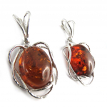 Les Tr&eacute;sors De Lily [N1978] &ndash; h&otilde;bedased k&otilde;rvar&otilde;ngad  Inspiration  merevaigukollane (roodiumiga kaetud) - 40x20 mm h&otilde;be