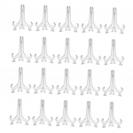 20x dekoratiivne taldrikuhoidja Kuvaraam Molbert Pildiraam 3 4inch puhas