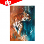 Loomade tiigri teemanttikandid 5D DIY teemantmaal ristpistes pilt t&auml;is&uuml;mmargune teemant 20X30