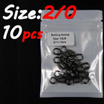 1 pakk, p&ouml;&ouml;rlev v&auml;ike jaem&uuml;&uuml;gipakett, must tugev messingist merevees kalap&uuml;&uuml;gi p&ouml;&ouml;rded #1 #2 #1/0 2/0 3/0 #2