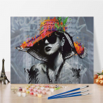 DIY Maalimine numbrite j&auml;rgi Digitaalne &otilde;limaal Hobid &Otilde;limaal Kujutav kunst Kodukaunistuse numbrid &Otilde;limaal Numbrite maalimine 40x50cm no frame