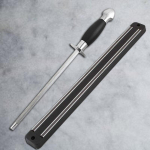 33 cm seina magnetiline nugade hoidik koka nagi riba metallist noad plokk k&ouml;&ouml;giteritaja nuga teritusvarras