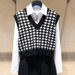 2021. aasta s&uuml;gis, uus kampsun, naiste avar kootud vest, varrukateta v-kaelusega naiste topp One Size must