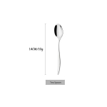 304 roostevabast terasest s&ouml;&ouml;giriistade komplekt praad nuga kahvel teelusikas s&ouml;&ouml;gin&otilde;ude komplekt peegel l&auml;&auml;ne lauan&otilde;ud s&ouml;&ouml;giriistad k&ouml;&ouml;gi h&otilde;ben&otilde;ud 1Pc Tea Spoon h&otilde;be