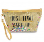 1 tk Moekasmeetikakotid V&auml;rvikad laserv&auml;rvide meigikotid PVC reisi Ilu tualett-tarvete organiseerija kott &otilde;pilaste kirjatarvete kott roosa