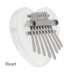 Mini 8 klahvi Kalimba kristallist l&auml;bipaistev p&ouml;ial klaver karu s&uuml;da kass veetilga kujuga Mbira muusikariist Water Drop