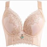 Push Up rinnahoidja Suures suuruses rinnahoidjad naistele 100 105 CD CUP kogutud seksikas pits aluspesu Traadita rinnahoidja lilleline &otilde;mblusteta bralette 42/95D