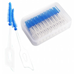 Double Floss Head Hygiene Dental Silikoonist hambavahehari hambaork Super Soft hambapuhastushari Hambahooldus Hambaniit 40Pcs-B