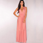 Seksikad naised Boho Maxi Clubi kleit sidemega, pika kleidi pidu, mitmesuunaline pruutneitsi kabriolett Infinity 2022 S