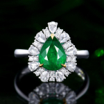 Bella Box uus avamine isikup&auml;rastatud veekujulised rohelised s&otilde;rmused naistele &otilde;htus&ouml;&ouml;k tsirkoonist peen &scaron;ikk ehe kingitus s&otilde;brap&auml;evaks roheline