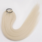 MISS WIG Yaki punutised pikendused s&uuml;nteetilisest kiust hobusesaba poksipunutised 26-tollised mustad kummipaelaga poni saba &uuml;mber m&auml;hitud 65 cm