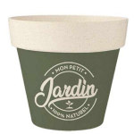 Les Tr&eacute;sors De Lily [R2227] &ndash; bambusest istutusmasin  Messages  roheline beež (Minu v&auml;ike aed &ndash; 100% looduslik) - 22x21 cm roheline