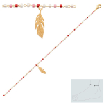 Les Tr&eacute;sors De Lily [R3549] - kullatud jalav&otilde;ru 'Navajos' roosa punane kuld - 25 cm 15x5 mm (sulg) Heleroosa