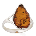 K&auml;sit&ouml;&ouml;h&otilde;bes&otilde;rmus 'Inspiration' merevaigust (roodiumiga kaetud) - 18x11 mm 60 pruun