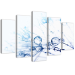 Feeby Five-osa pildil&otilde;uenditr&uuml;kk, Veepiisad f&ouml;&ouml;nil 100x70 sinine