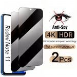 2tk karastatud privaatsusekraani kaitsekile Poco X3 X4 M3 Pro F4 F3 GT spioonivastane klaas Xiaomi Redmi Note 11 9 9A 9C 10 Pro 9S 10S jaoks For Poco F3 5G must