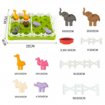 Laste 3D pusle m&auml;nguasi loogikam&auml;ng taluloom aju treening mitme m&auml;ngijaga interaktiivne lauam&auml;ng harivad m&auml;nguasjad lastele