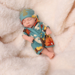 19 cm Child Reborn Doll Mini Simulation Full Body Pehme kummiemailiga nukk T&uuml;drukule Kingitus Nukk Nukk 19cm