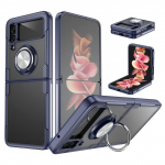 Kriimustuskindel kokkupandav &uuml;mbris Samsung Galaxy Z Flip 4 5g Flip4 Flip3 Flip 3 p&otilde;rutuskindel &uuml;mbris Samsung Z Flip4 jaoks for Samsung Z Flip 4 sinine