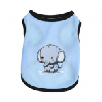 Koera T-s&auml;rk Pehme Kleit Pol&uuml;ester Armas pingviinimustriline Kutsikas Vest Lemmiklooma Suveriided Igap&auml;evane kandmine L sinine