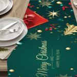 J&otilde;ulupuu lauajooksja Pulmakaunistus Laudlina J&otilde;ulupuu prindi kaunistus uusaasta kingitus peolaua jooksja 150x33cm