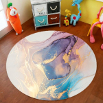 Marmorist kiirliivast &uuml;mmargune vaip Kontoritooli matt Arvutilaua matt Magamistoa sisustus Elutoa matt Magamistoa diivanilaua matt diameter 40cm