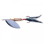 P&ouml;&ouml;rlev sequins p&uuml;&uuml;gilant, 11,6 g/7,5 cm vobleris&ouml;&ouml;t koos sulgedega p&uuml;&uuml;gitarvetega meriforelli ahvena haugi jaoks