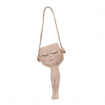 Lillekonteiner v&otilde;imlemisnukk P&otilde;hjamaade stiilis koos rippuvate k&ouml;itega istutusmasinatega Loominguline mahlane lillepott koduvarustus roheline