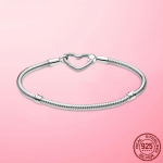 Trendikas Femme k&auml;ev&otilde;ru 925 h&otilde;bedased hetked, s&uuml;dame sulgemine, madu keti k&auml;ev&otilde;ru naistele Pulseras Mujer ehete valmistamine 20cm