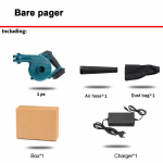 2-&uuml;hes 398VF 3000W kokkupandav juhtmeta elektriline &otilde;hupuhur, imemis-lehepuhur tolmupuhastaja Makita 18V aku jaoks Only machine