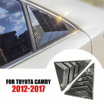 2x Carbon Fiber Look tagaakna kvartali aknaluugi kate Toyota Camry 2012-2017 jaoks