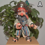 Aed Leprechaun Kujud Vaigust K&auml;sit&ouml;&ouml; &Otilde;udus Muru nikerdamine Aed Maapuu Haldjas Vintage gooti kujuke A