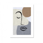 Abstraktne mere&auml;&auml;rne maastik Plakat Seinakunst L&otilde;uendimaal P&otilde;hjamaade stiilis elutuba Kodukaunistus Seinapilt Tr&uuml;ki Cuadros 21X30cm No Frame