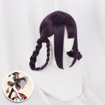 Anime FGO Fate Grand Order Shuten douji Zombie Parukas Cheongsam Punutised Cosplay S&uuml;nteetilised Lilla Juuksed Cosplay Parukad One Size lilla