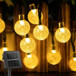P&auml;ikese v&auml;lisvalgusti, sise&otilde;ue p&auml;ikesekristallvalgusti, 100 LED-i sf&auml;&auml;riline valguse string, j&otilde;ulup&auml;eva valguse string, 8 t&ouml;&ouml;režiimi 2.5cm-7M 50LEDS