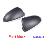 Car Rearview Mirror Cover trim sticker For Mercedes Benz Smart 451 453 Fortwo Forfour 2009- Auto Exterior options 2 gray