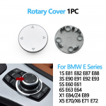 H&otilde;bedane auto CIC iDrive Multi-Media nupu men&uuml;&uuml;nupp Kate BMW 1 3 5 X1 X5 X6 seeriale E87 E90 E91 E92 E60 E84 E70 E71 E Series Cover 1PC