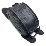 Motorcycle tank bag Oil Fuel Bag Magnetic moto saddle luggage GPS Phone Bag Bigger Window suitcase For iphone gray